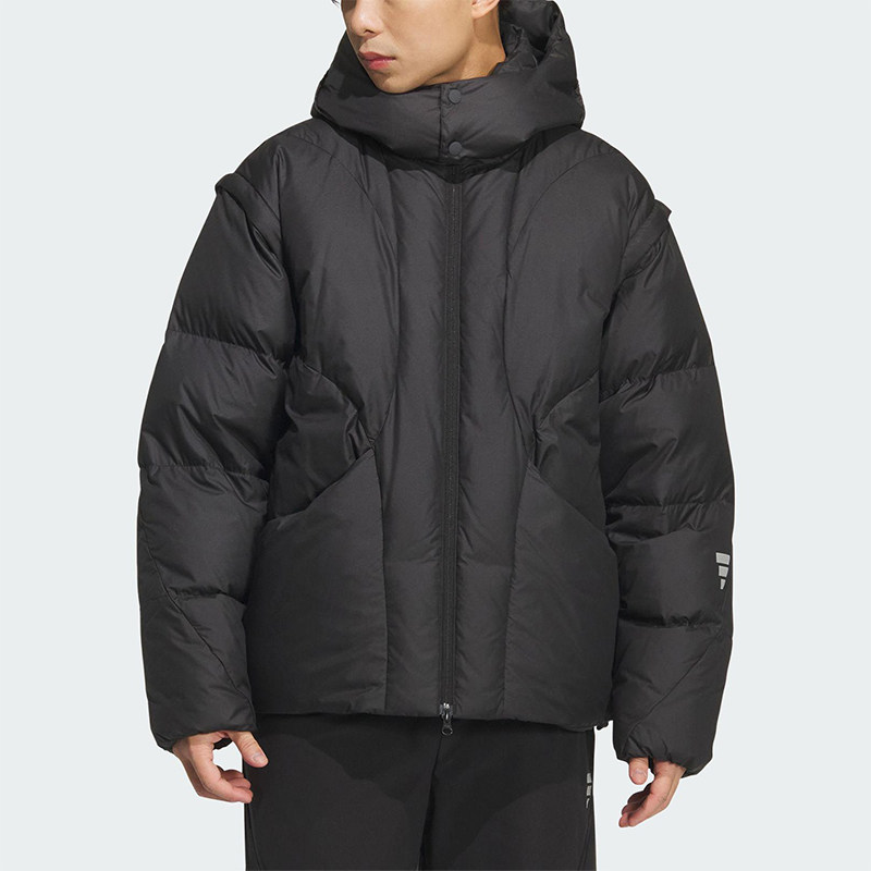 Adidas/阿迪达斯正品Future Style男士户外连帽日常羽绒服KC2587