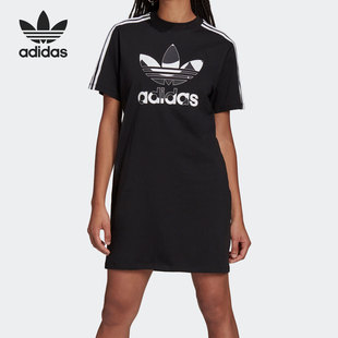 DRESS MARIMEKKO 阿迪达斯正品 Adidas 三叶草女子连衣裙H20487