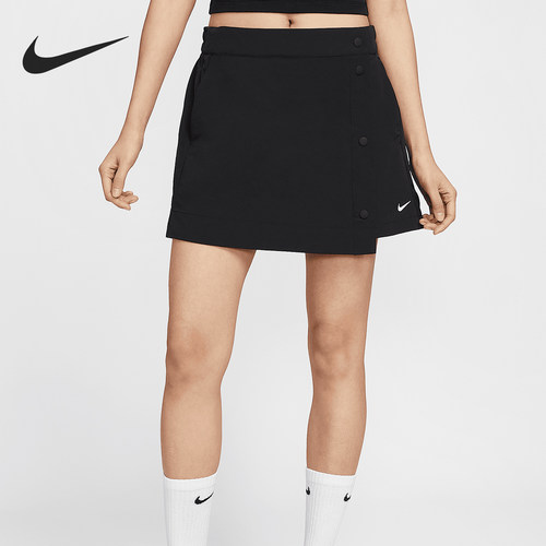 Nike/耐克正品2025夏季款女士透气时尚经典梭织裤裙HM6980-010