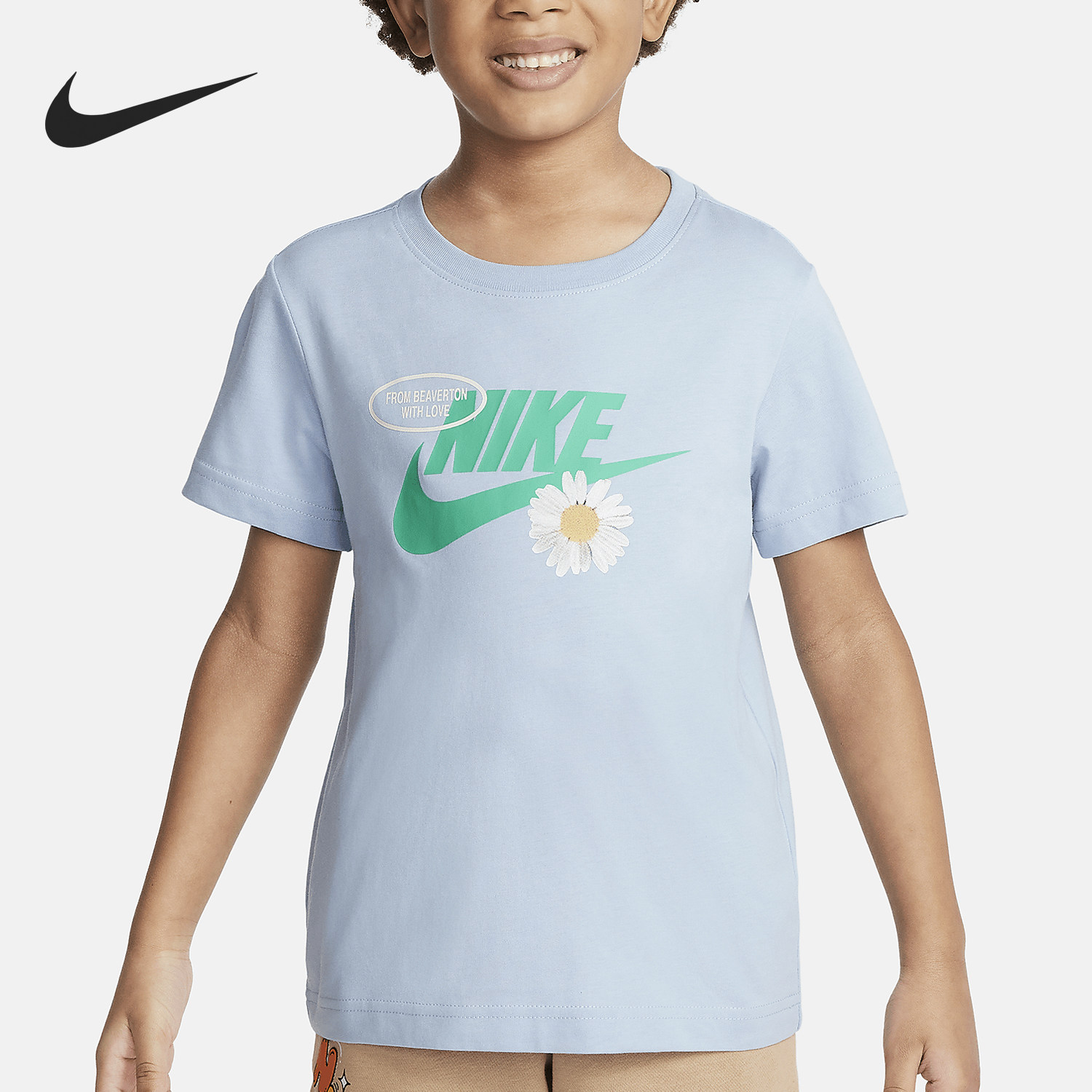 Nike/耐克官方正品From Beaverton小童日常透气短袖T恤HM9283-489