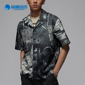 耐克正品 FV7312 Jordan男士 衬衫 133 休闲印花舒适运动短袖 Nike