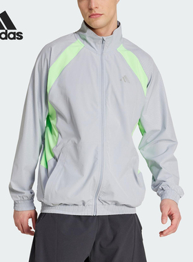 Adidas/阿迪达斯官方正品TECH APP R-TOP男士拼接梭织外套JX0042