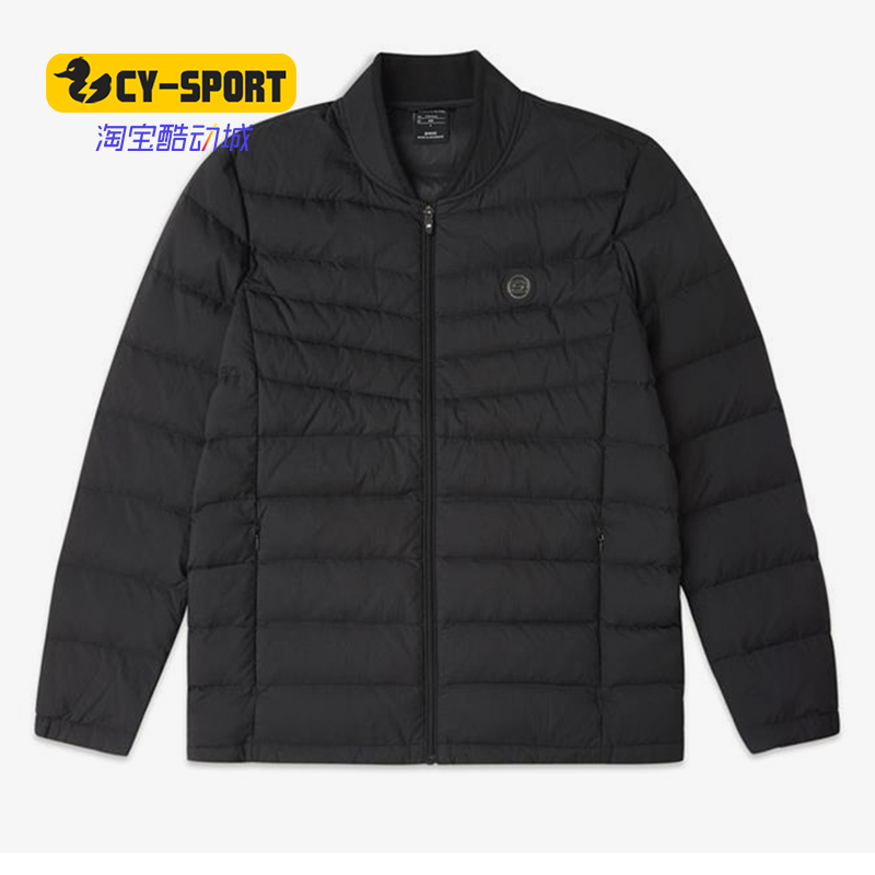 Skechers/斯凯奇正品冬季男子轻薄短款羽绒服立领保暖羽绒外套