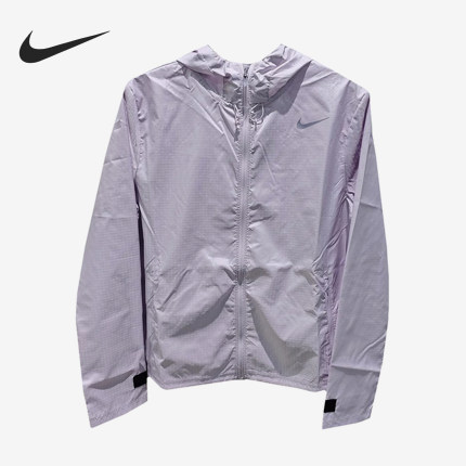 Nike/耐克官方正品夏季女士跑步运动梭织连帽防晒外套CU3218-511