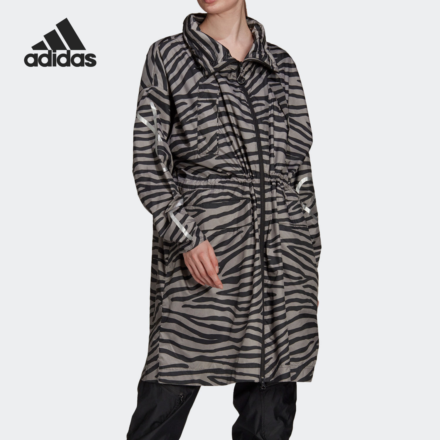 Adidas/阿迪达斯正品春季女子时尚潮流运动休闲外套GU1609