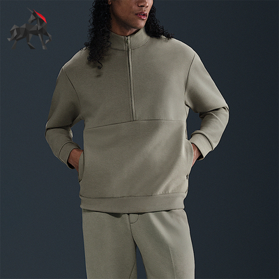 Nike/耐克正品2025秋季款男士日常运动立领耐穿套头衫HQ6953-320