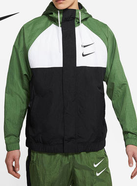 Nike/耐克正品 当季新款男子运动休闲连帽夹克外套 DJ9647-010