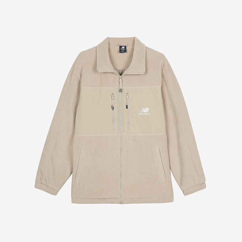 New Balance/NB正品立领男士仿羊羔绒时尚休闲外套AMJ31307-BNN