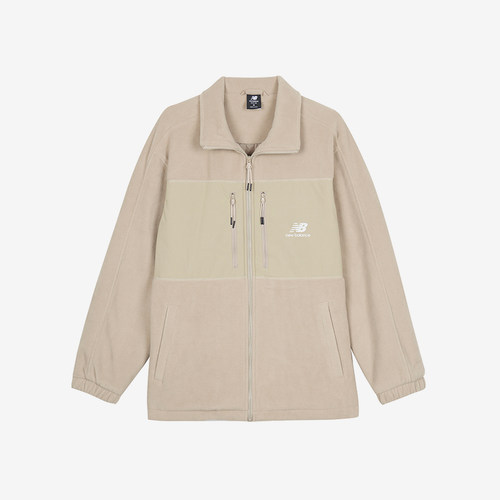 New Balance/NB正品立领男士仿羊羔绒时尚休闲外套AMJ31307-BNN