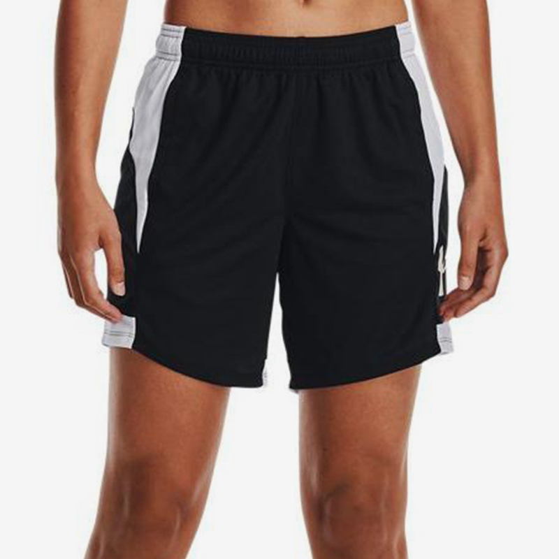 UA/安德玛正品运动女士拼接篮球休闲舒适训练健身短裤1370301-001