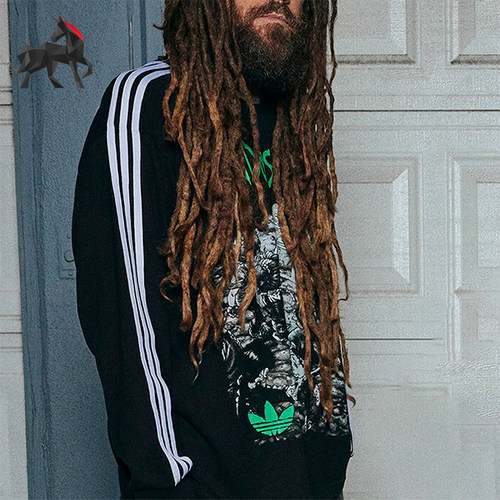 阿迪达斯男士圆领长袖T恤