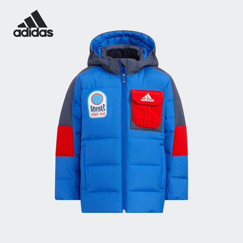 阿迪达斯小童运动羽绒服
