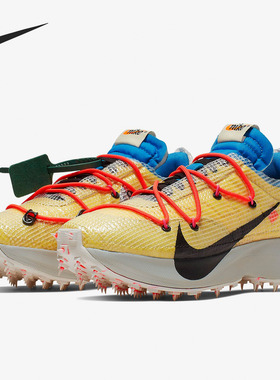 Nike/耐克正品OFF-WHITE x Waffle Race OW联名刺钉跑步鞋 CD8178