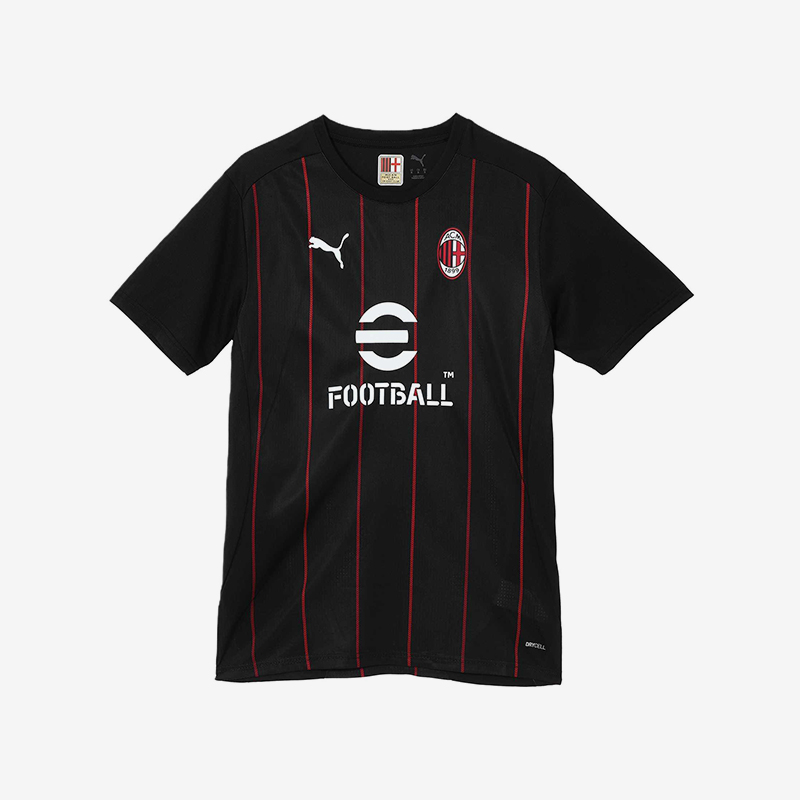 Puma/彪马正品AC米兰赛前热身球衣男士吸湿短袖T恤779344-07