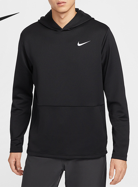Nike/耐克正品2025男士刺绣连帽套头高尔夫运动卫衣HM5646-010