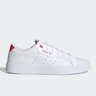 SUPER Adidas 阿迪达斯官方正品 SLEEK EG6770 三叶草女子休闲板鞋