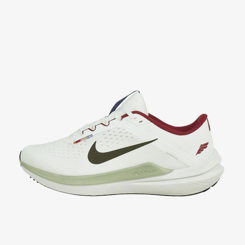Nike/耐克正品AirWinflo10新款男白绿色鞋跑步鞋IQ1132-120
