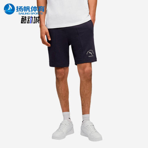 Puma/彪马正品2025 男士透气跑步抽绳休闲运动训练短裤691057-16