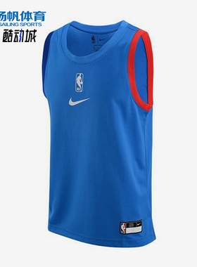 Nike/耐克正品运动男士圆领透气经典休闲复古无袖背心DR2275-435