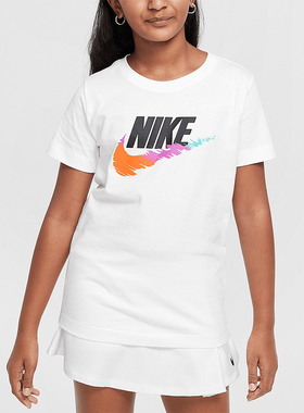 Nike/耐克正品Sportswear大童日常柔软轻盈经典短袖HM5854-100