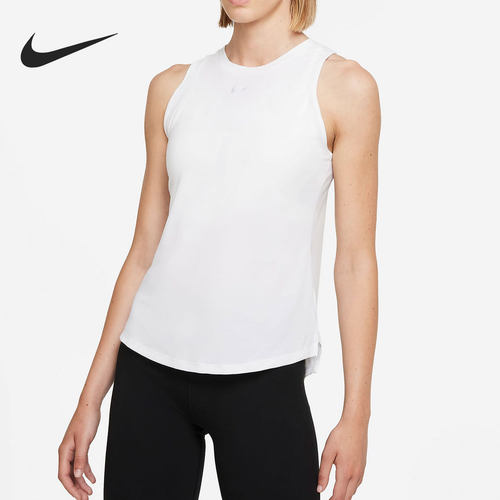 Nike/耐克正品DRI-FIT ONE LUXE女夏季瑜伽无袖背心T恤DD0616-100