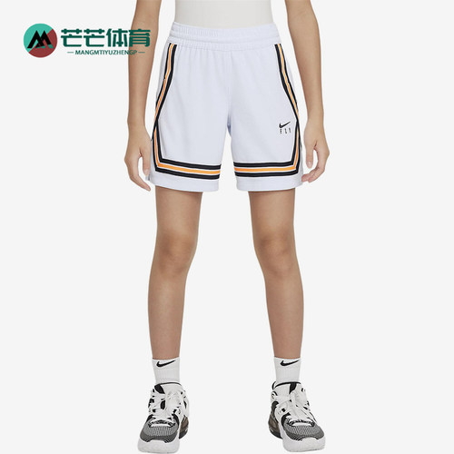 Nike/耐克正品儿童时尚休闲松紧高腰合身五分短裤DA1086-085