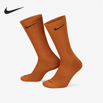 Nike/耐克官方正品当季新款中筒男女三双装运动袜SX6888-919