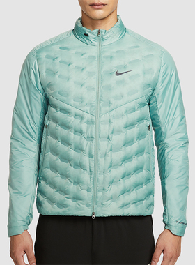 Nike/耐克正品秋冬男士运动保暖拼接训练拉链羽绒夹克FB7557-017