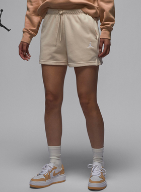 Nike/耐克官方正品JORDAN女士针织透气跑步运动短裤HJ1366-203