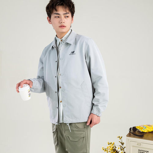 New Balance/NB正品秋季情侣同款休闲梭织夹克外套5AD38111-GR
