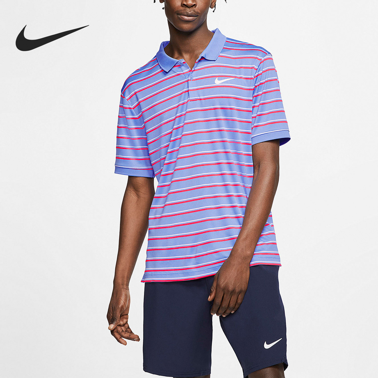 Nike/耐克官方正品新款男子夏季条纹网球翻领POLO衫CI9155-478,运动服/休闲服装,运动POLO衫,淘宝优惠券,粉丝福利购,淘宝优惠卷