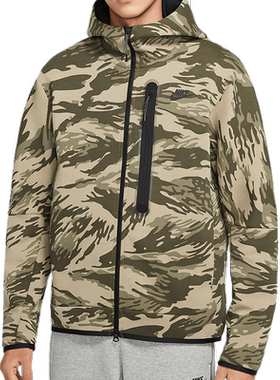 Nike/耐克正品NSW TECH FLEECE男子全长拉链开襟连帽衫新款CU4492