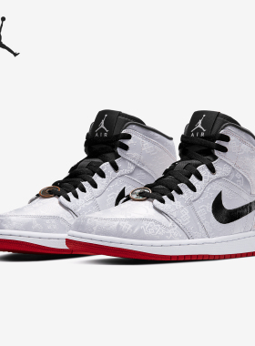 Nike/耐克正品JORDAN男士时尚运动耐磨中帮休闲鞋CU2804-100