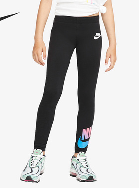 Nike/耐克正品休闲大童字母印花透气训练运动长裤CJ6946-010