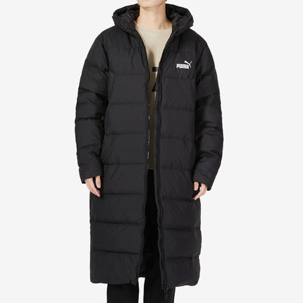 Puma/彪马官方正品冬季新款男子运动保暖长款羽绒服672435-01