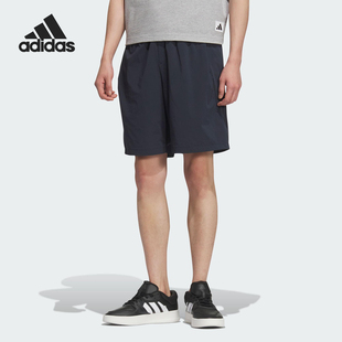 宽松运动透气短裤 Adidas KC5832 男士 款 阿迪达斯正品 2025夏季