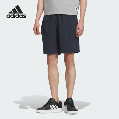 Adidas/阿迪达斯正品2025夏季款男士宽松运动透气短裤KC5832