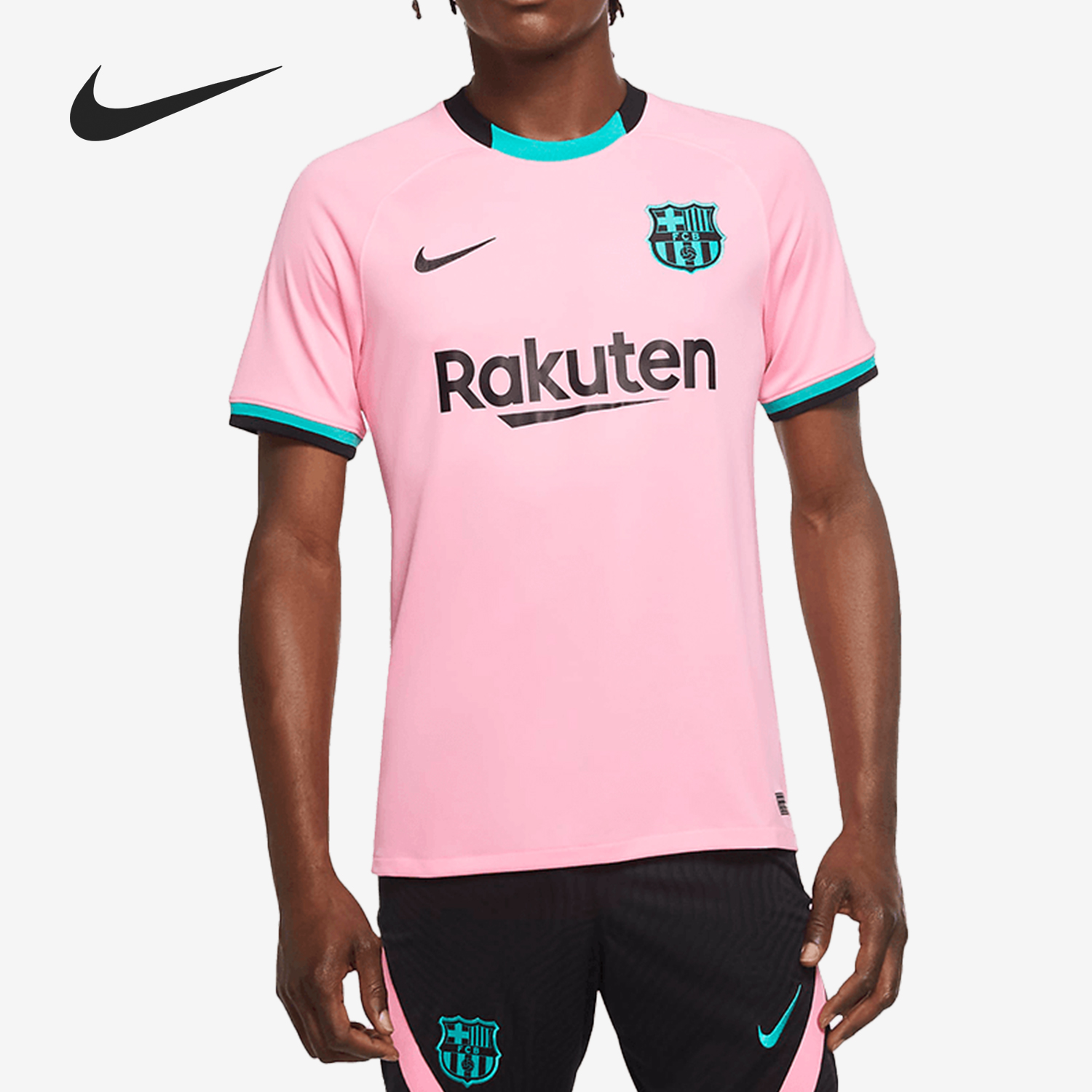 Nike/耐克正品Dri-FIT男子圆领球迷版足球球衣短袖T恤CK7819