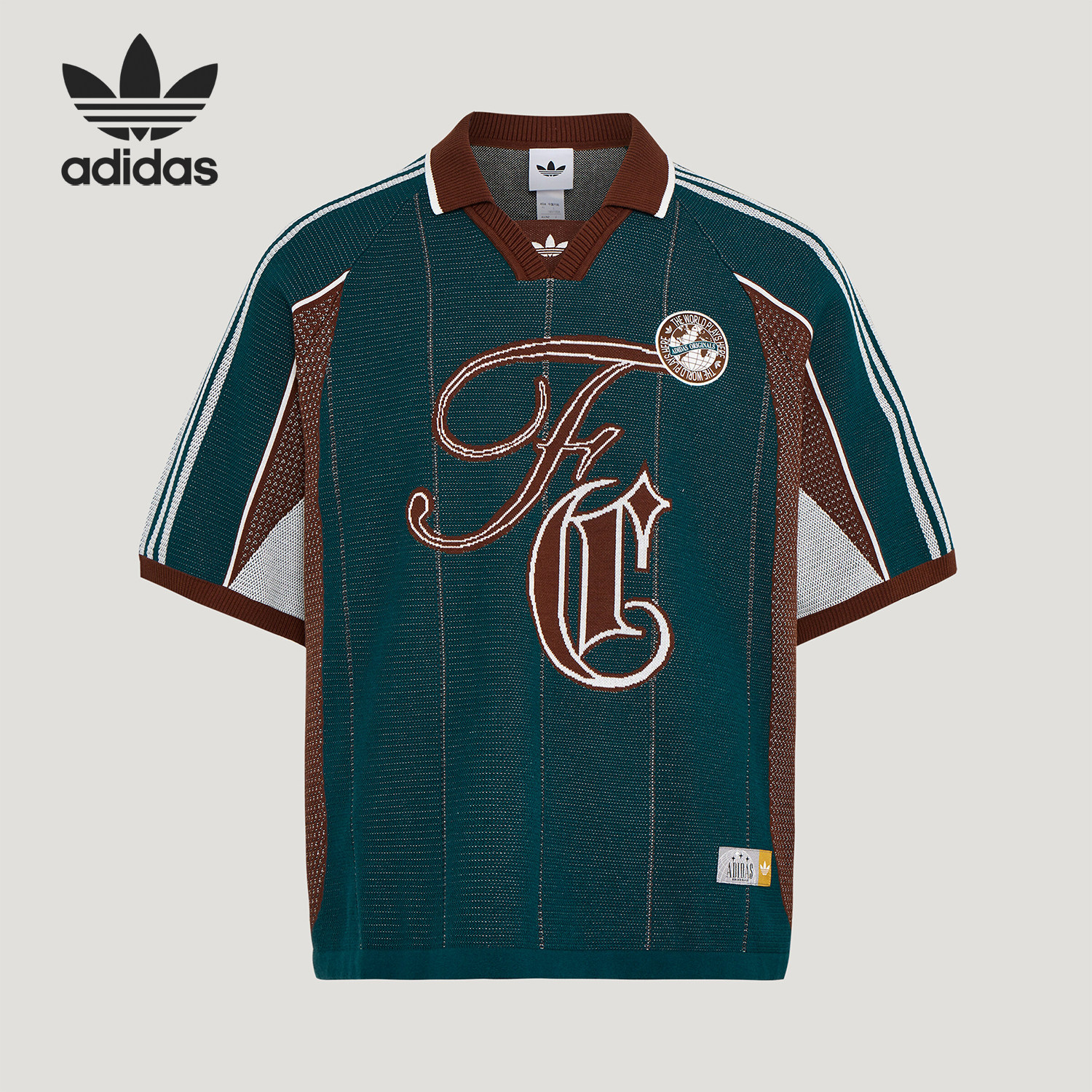 Adidas/阿迪达斯官方正品三叶草新款男出游宽松惬意针织T恤KY2160
