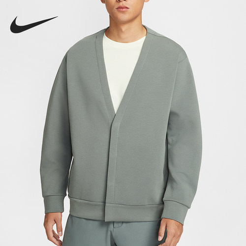 Nike/耐克正品2025春秋男士双面针织宽松休闲开衫HQ6949-084