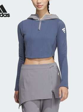 Adidas/阿迪达斯正品FUSTL W P HDY女士连帽卫衣套头衫JM6211