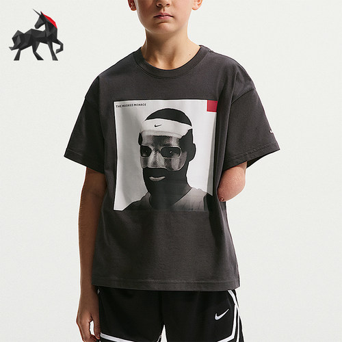 Nike/耐克正品LeBron Masked Menace大童经典短袖T恤IQ0260-045