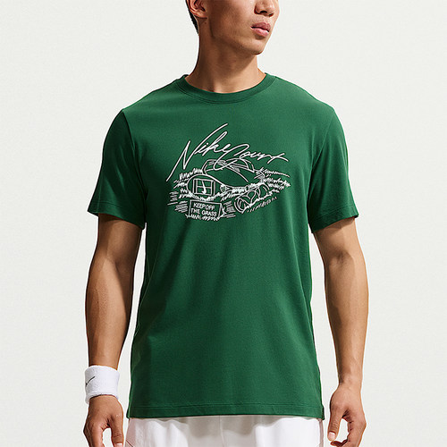 Nike/耐克正品Dri-FIT 男士套头圆领运动经典网球T恤IR4938-341