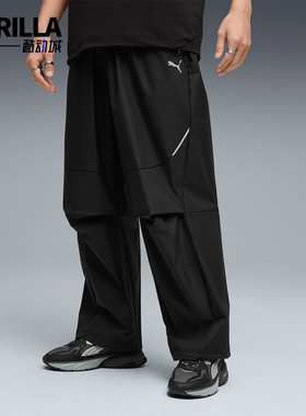 Puma/彪马正品TrackPants防风防水梭织男女经典休闲长裤636862-01