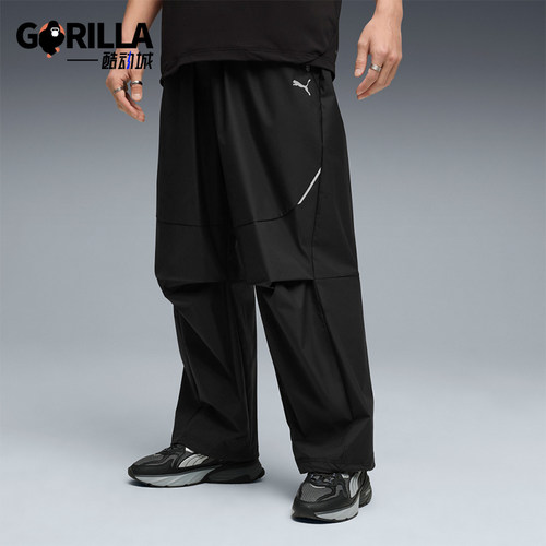Puma/彪马正品TrackPants防风防水梭织男女经典休闲长裤636862-01