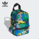 Adidas 阿迪达斯正品 三叶草女士运动复古印花拉链双肩背包GD1850