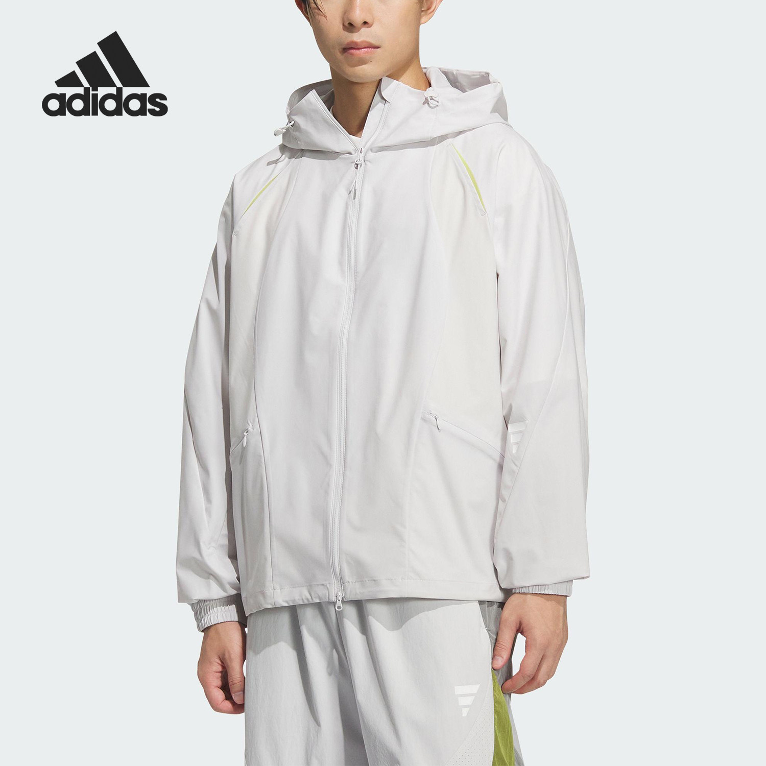 Adidas/阿迪达斯官方正品2025夏季款男士宽松梭织运动外套KC6066,运动服/休闲服装,运动茄克/外套,淘宝优惠券,粉丝福利购,淘宝优惠卷