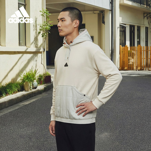 阿迪达斯男士简约休闲卫衣
