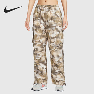 Nike/耐克正品Oversize女士透气多口袋工装长裤HM9017-104