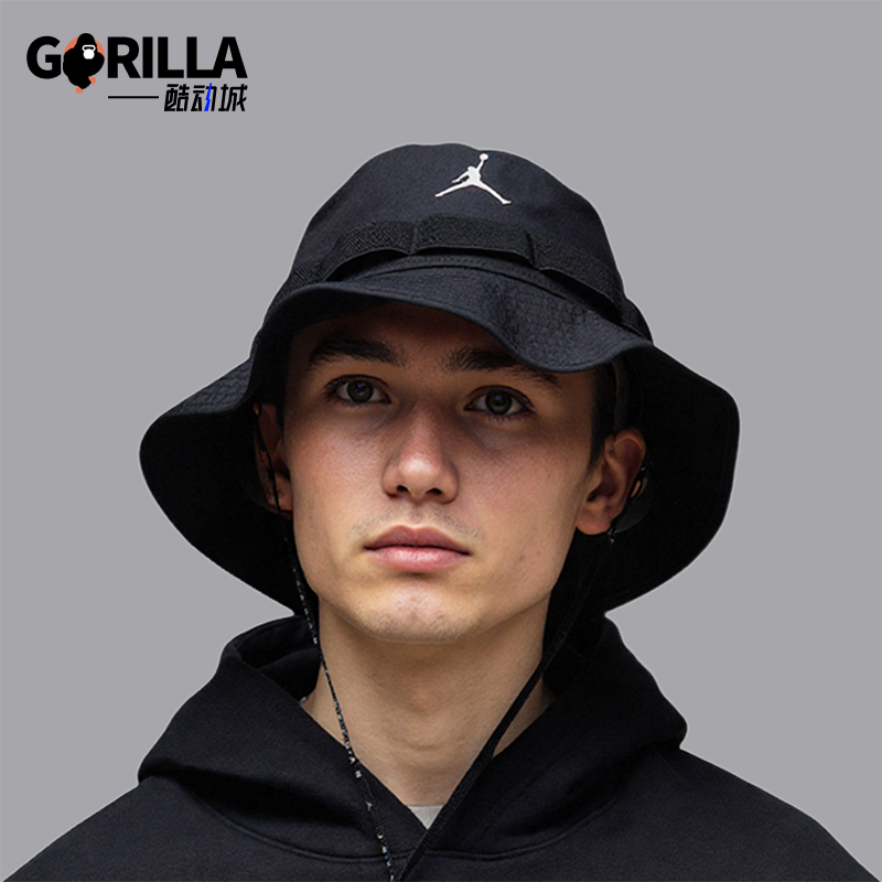 Nike/耐克正品JORDAN男女遮阳户外休闲经典透气渔夫帽HM5753-010